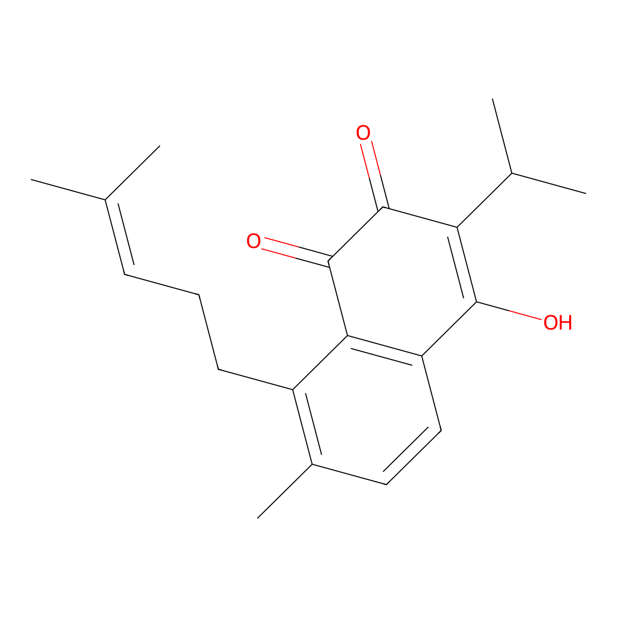 12-Hydroxysapriparaquinone molecular structure, CAS 142763-37-9