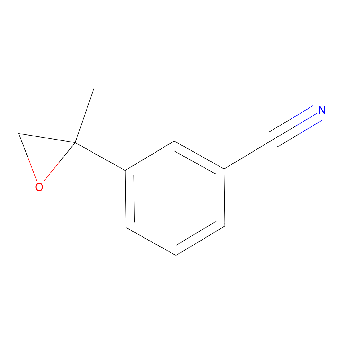 3-(2-Methyloxiran-2-yl)benzonitrile molecular structure, CAS 1427716-06-0