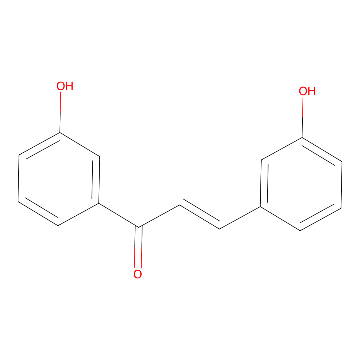 3,3'-Dihydroxychalcone molecular structure, CAS 142784-23-4