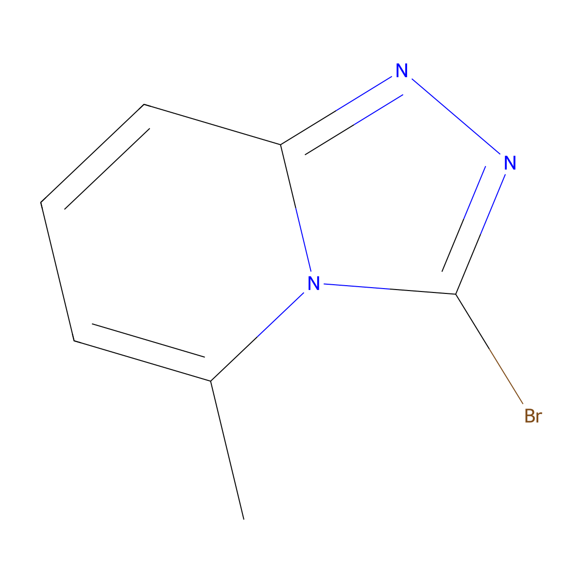 3-Bromo-5-methyl-[1,2,4]triazolo[4,3-a]pyridine molecular structure, CAS 1427852-21-8