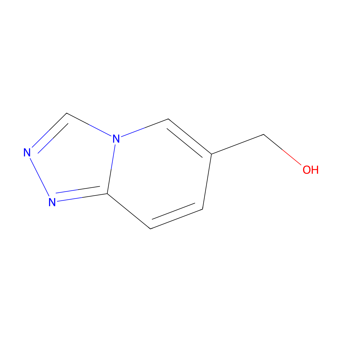 [1,2,4]Triazolo[4,3-A]pyridin-6-ylmethanol molecular structure, CAS 1427853-25-5