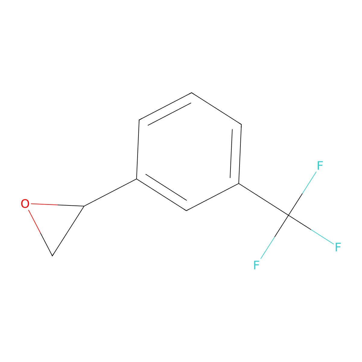 2-(3-(Trifluoromethyl)phenyl)oxirane molecular structure, CAS 1428-54-2