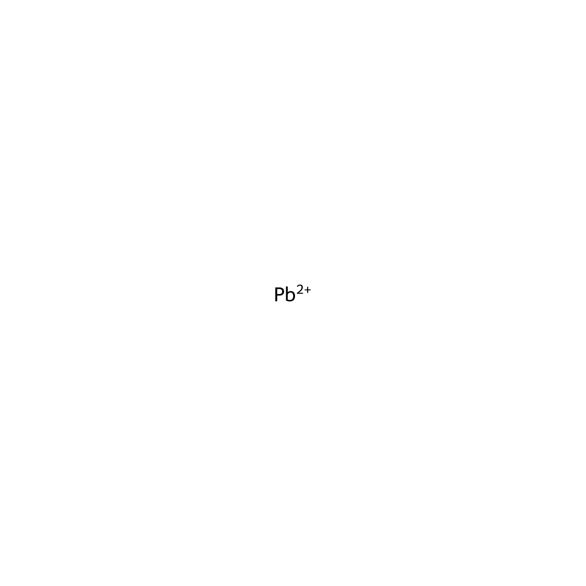 Lead, elemental molecular structure, CAS 14280-50-3
