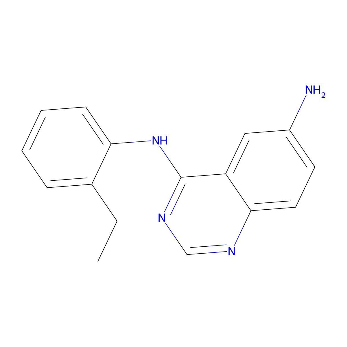 N4-(2-Ethylphenyl)quinazoline-4,6-diamine molecular structure, CAS 1428063-84-6