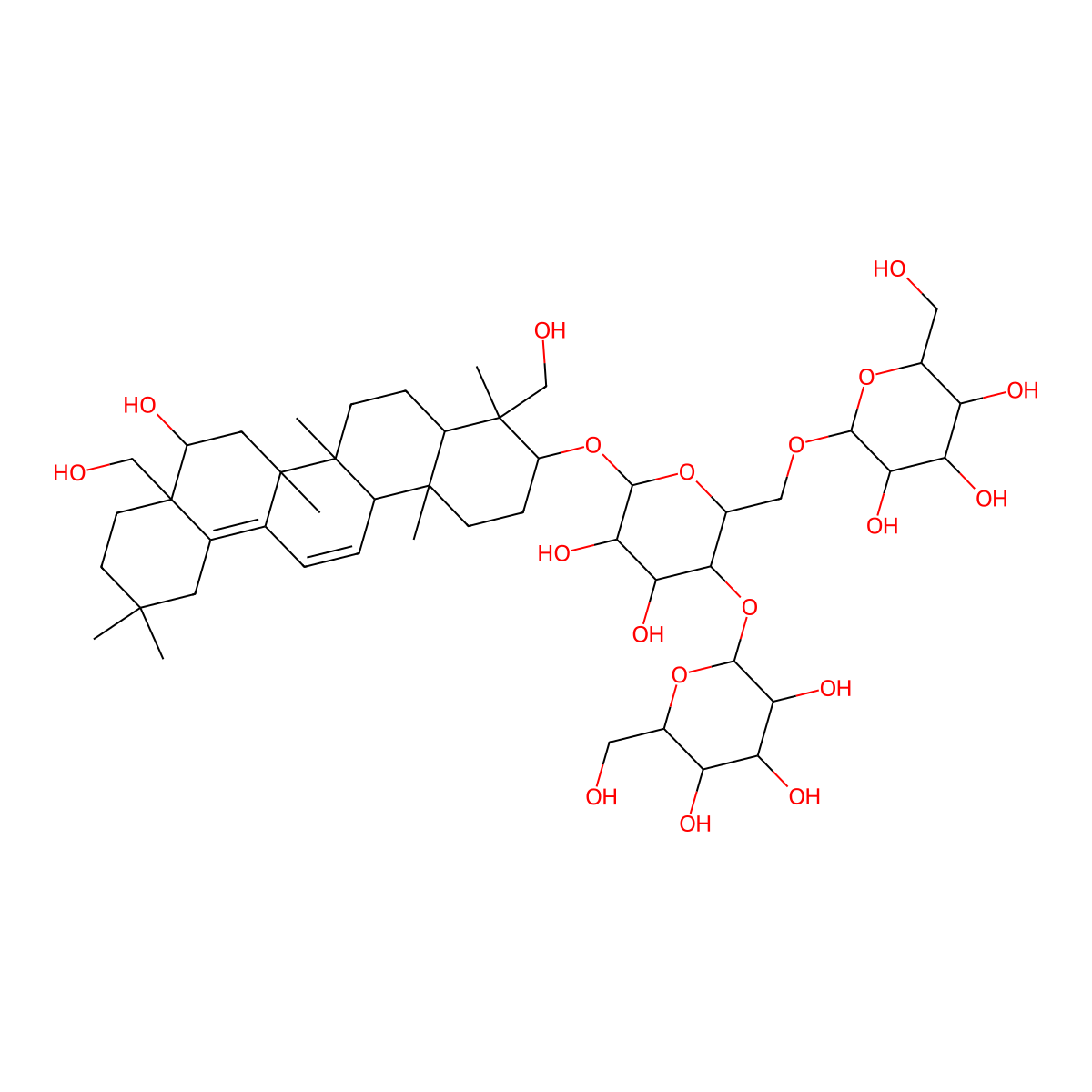 Clinopodiside A molecular structure, CAS 142809-89-0