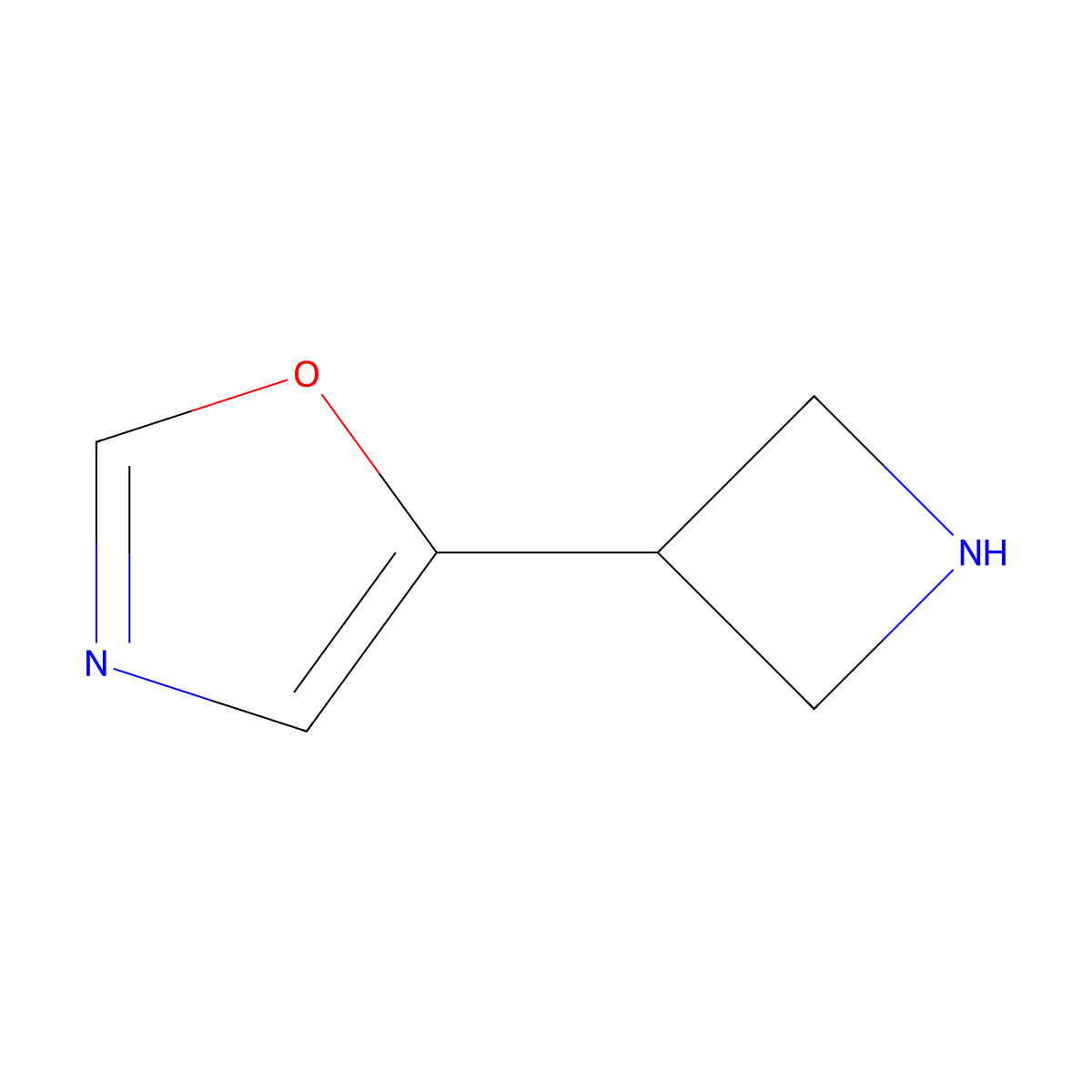 5-(Azetidin-3-yl)oxazole molecular structure, CAS 1428234-00-7