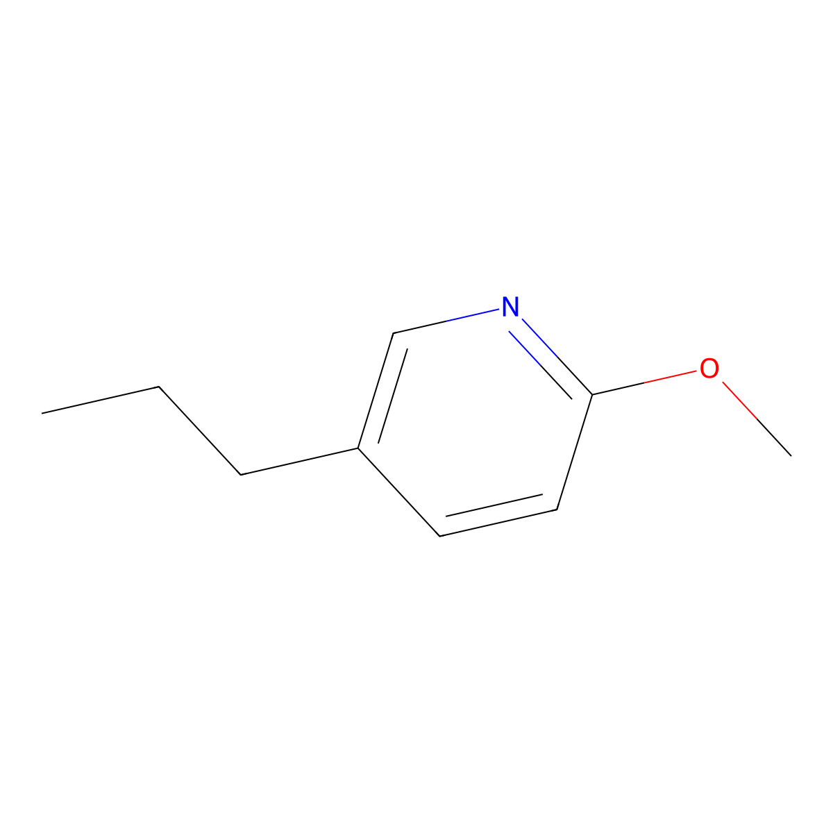 2-Methoxy-5-propylpyridine molecular structure, CAS 1428234-55-2