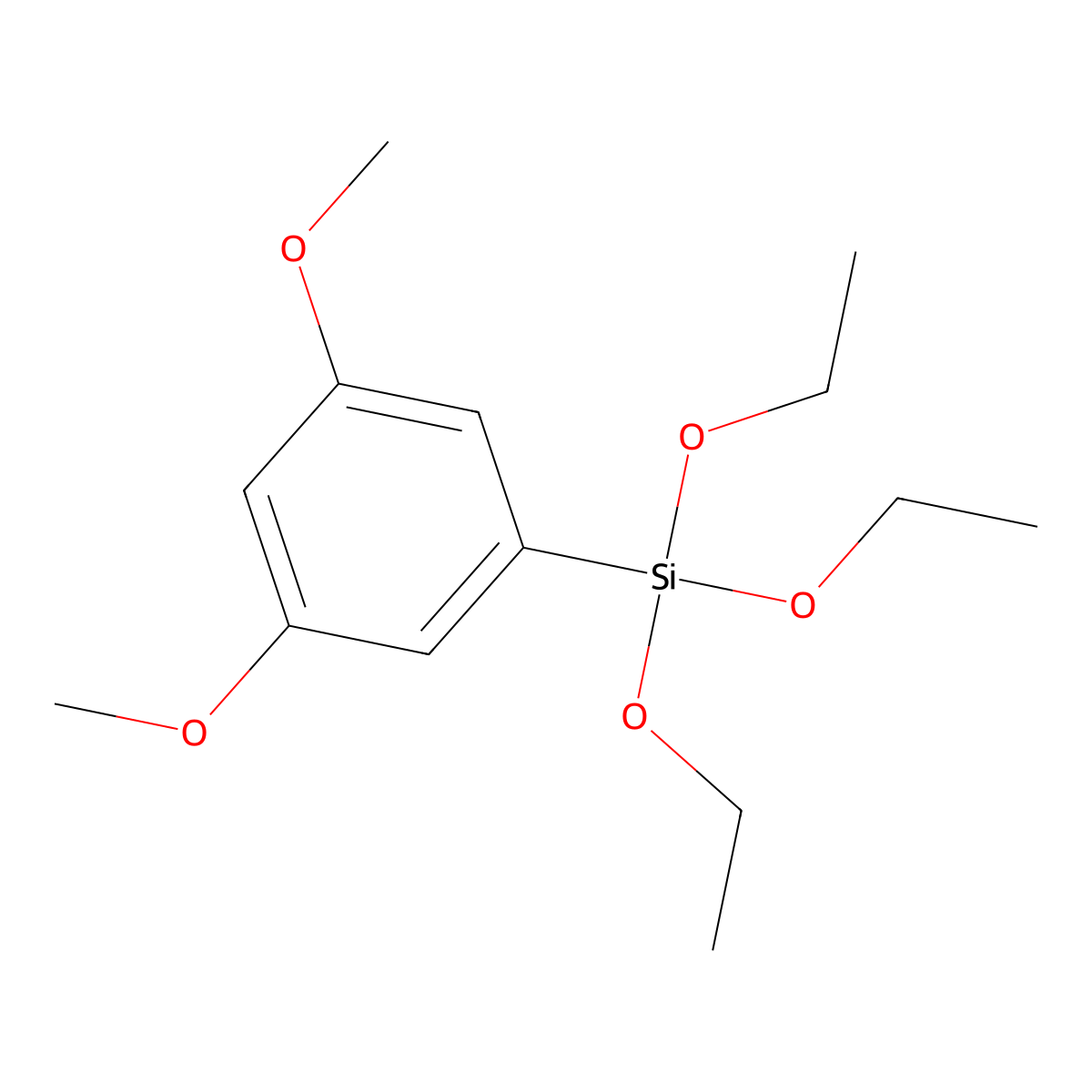 (3,5-Dimethoxyphenyl)-triethoxy-silane molecular structure, CAS 1428345-71-4