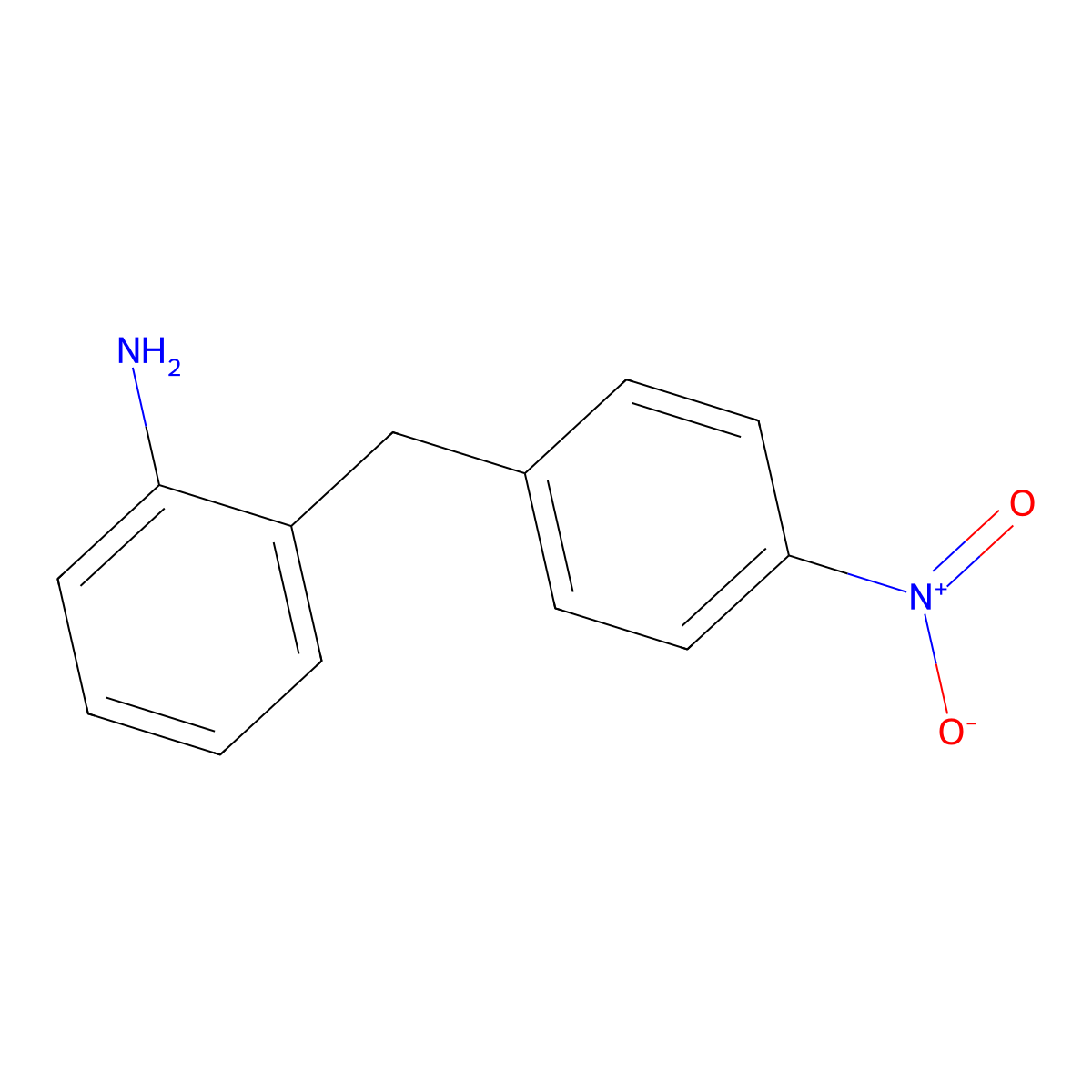 2-(4-Nitrobenzyl)aniline molecular structure, CAS 142835-44-7