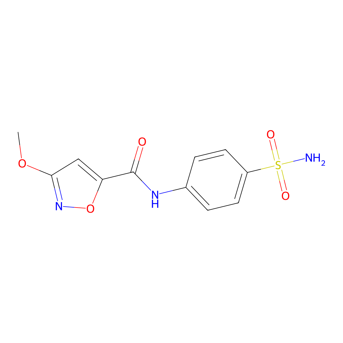 3-methoxy-N-(4-sulfamoylphenyl)isoxazole-5-carboxamide molecular structure, CAS 1428358-09-1