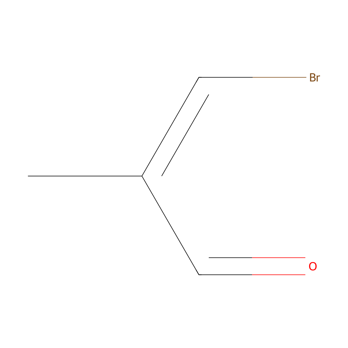 (2E)-3-bromo-2-methylprop-2-enal molecular structure, CAS 142843-55-8
