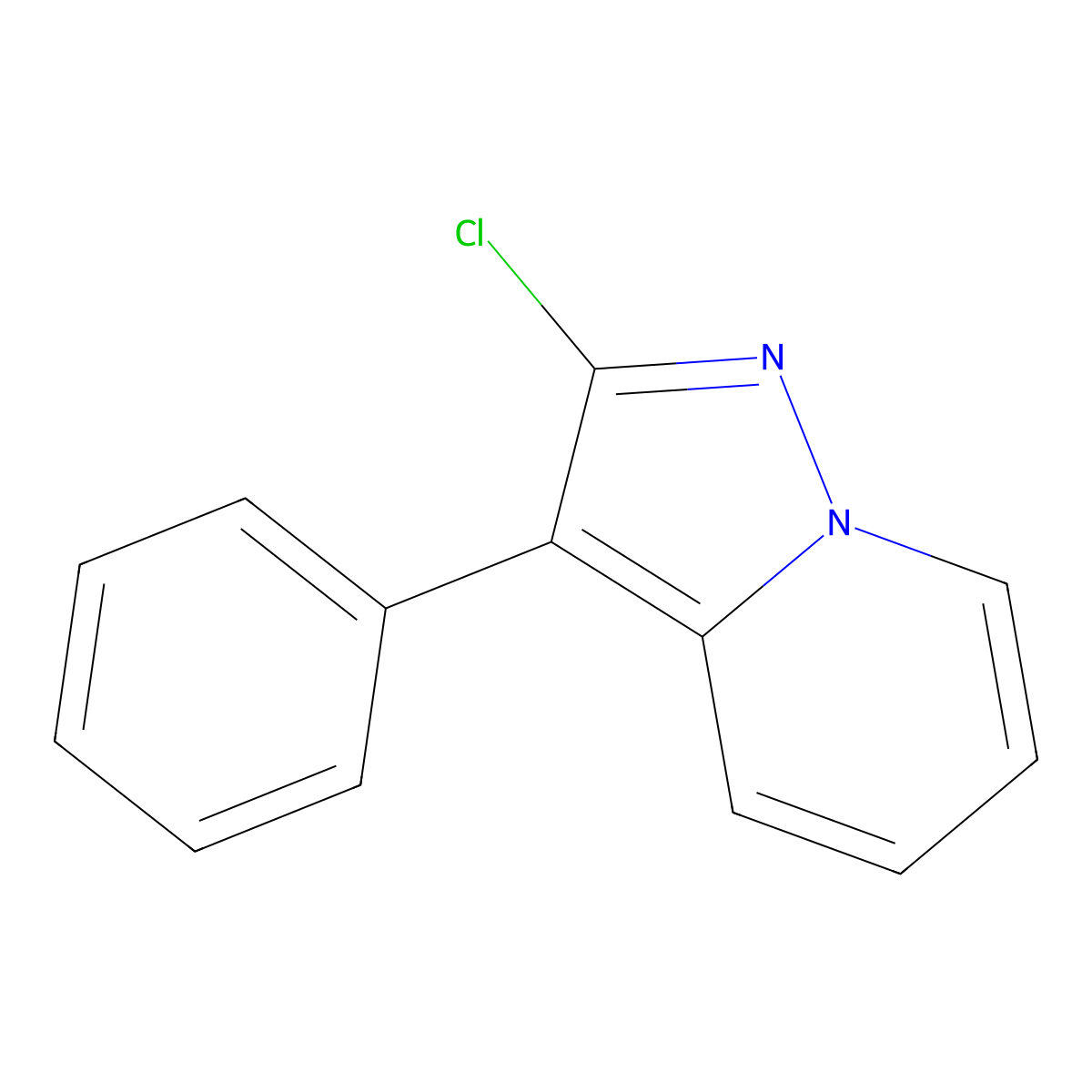 2-Chloro-3-phenylpyrazolo[1,5-A]pyridine molecular structure, CAS 1428432-94-3