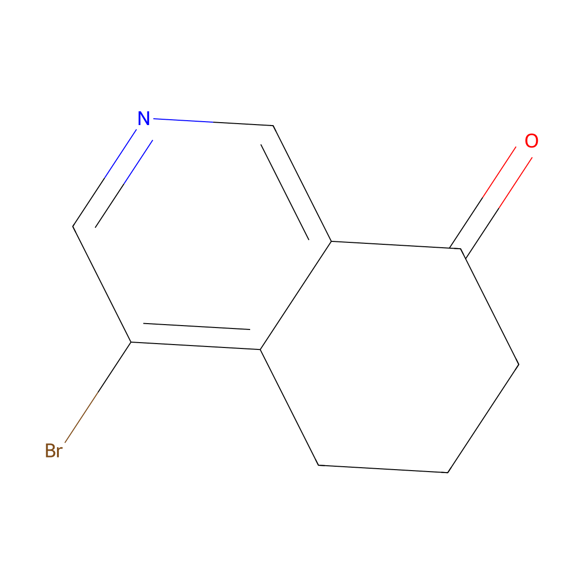 4-Bromo-6,7-dihydro-8(5H)-isoquinolinone molecular structure, CAS 1428651-86-8