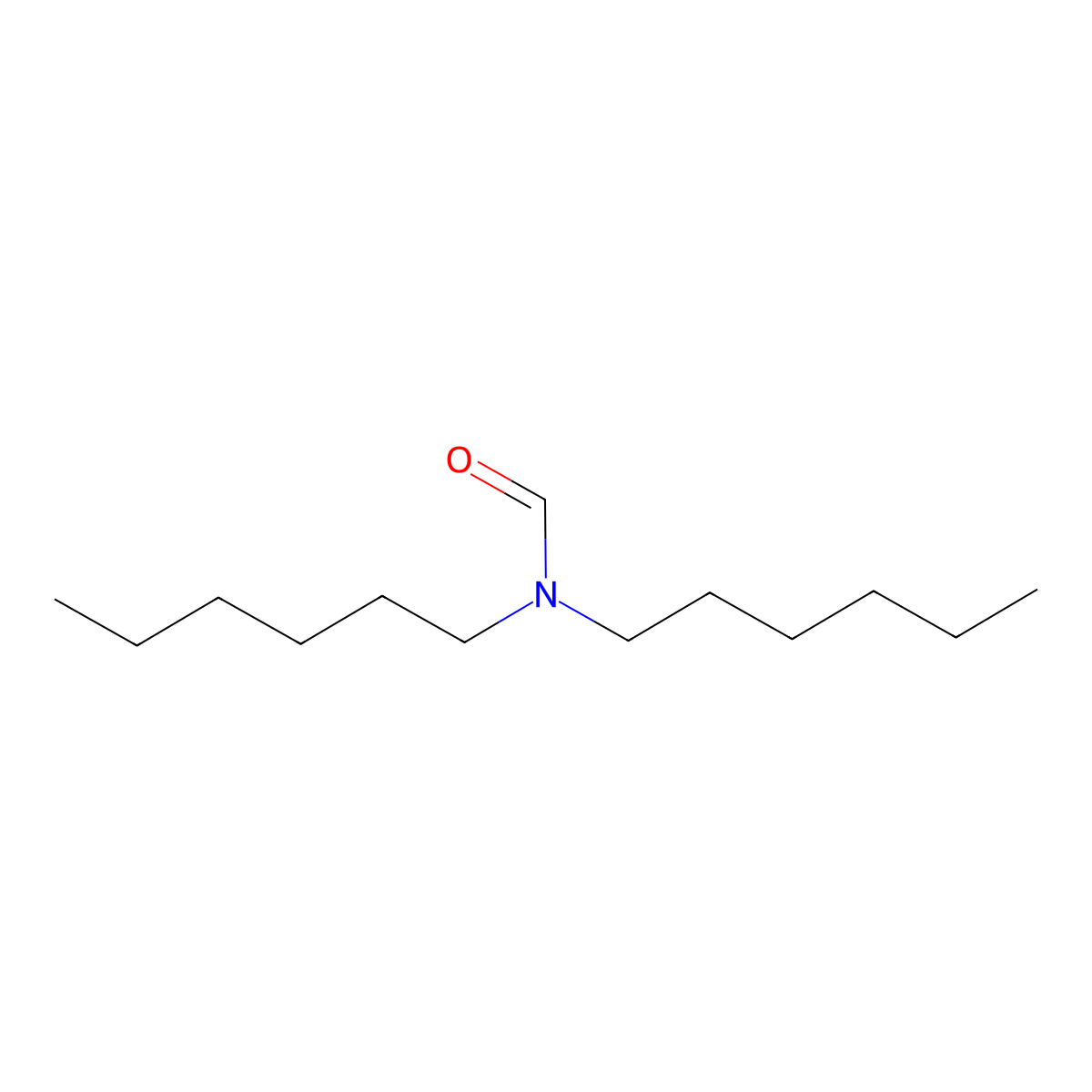 Formamide, N,N-dihexyl- molecular structure, CAS 14287-94-6