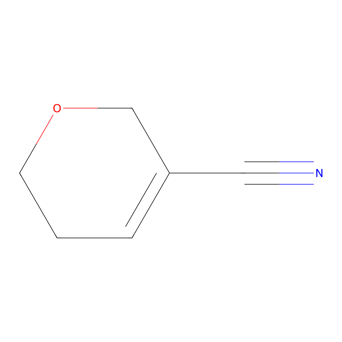 5,6-Dihydro-2h-pyran-3-carbonitrile molecular structure, CAS 1428718-52-8