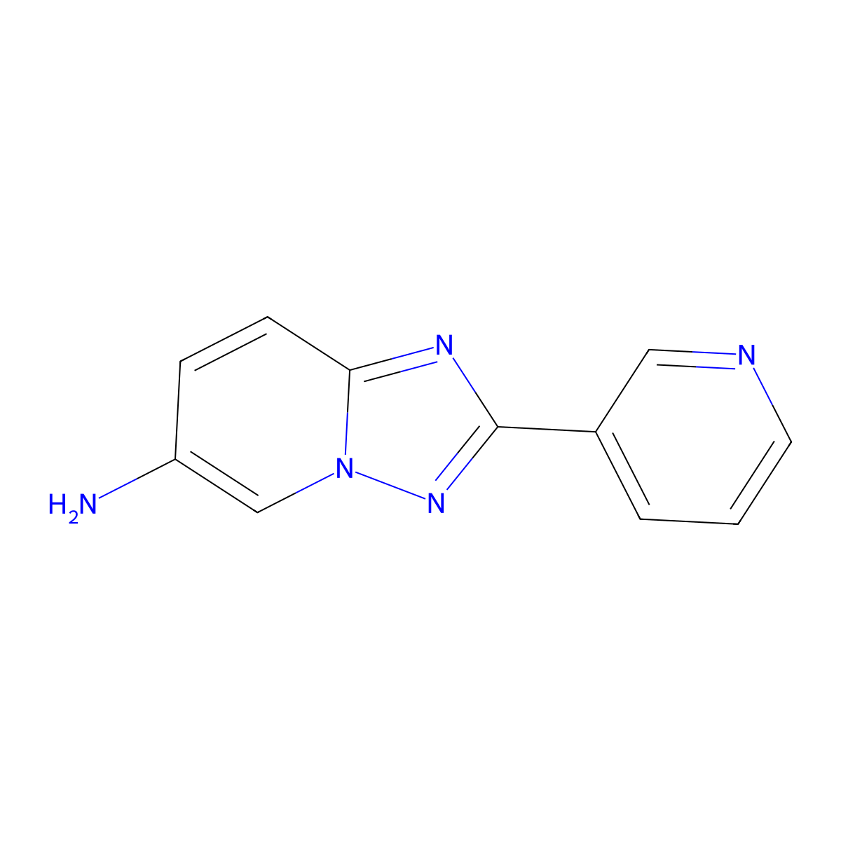 2-(Pyridin-3-YL)-[1,2,4]triazolo[1,5-A]pyridin-6-amine molecular structure, CAS 1428747-26-5