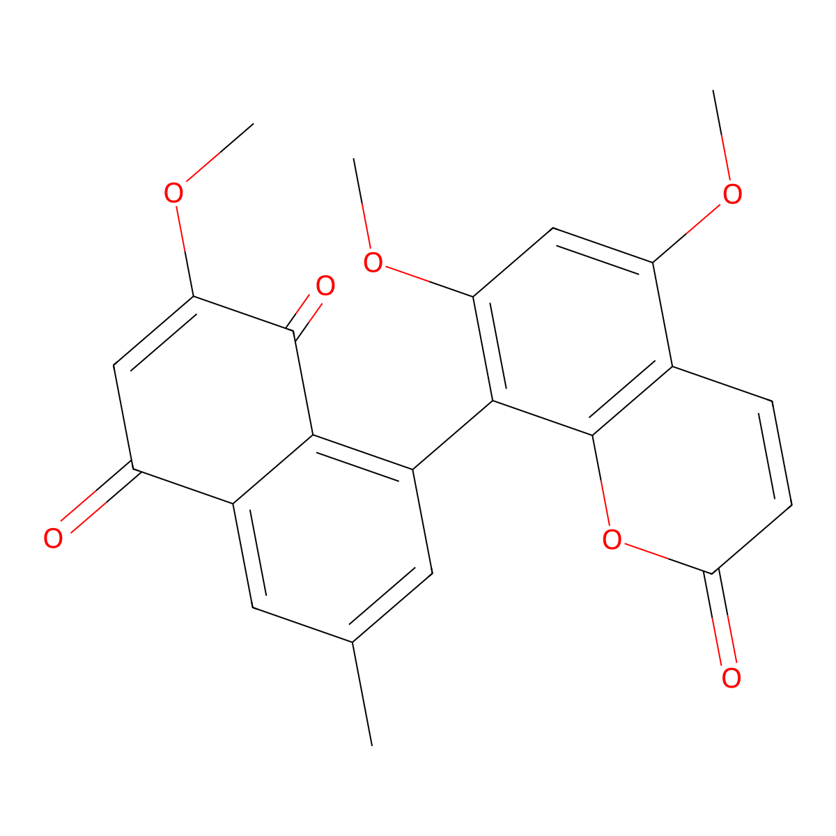 Toddacoumaquinone molecular structure, CAS 142878-03-3