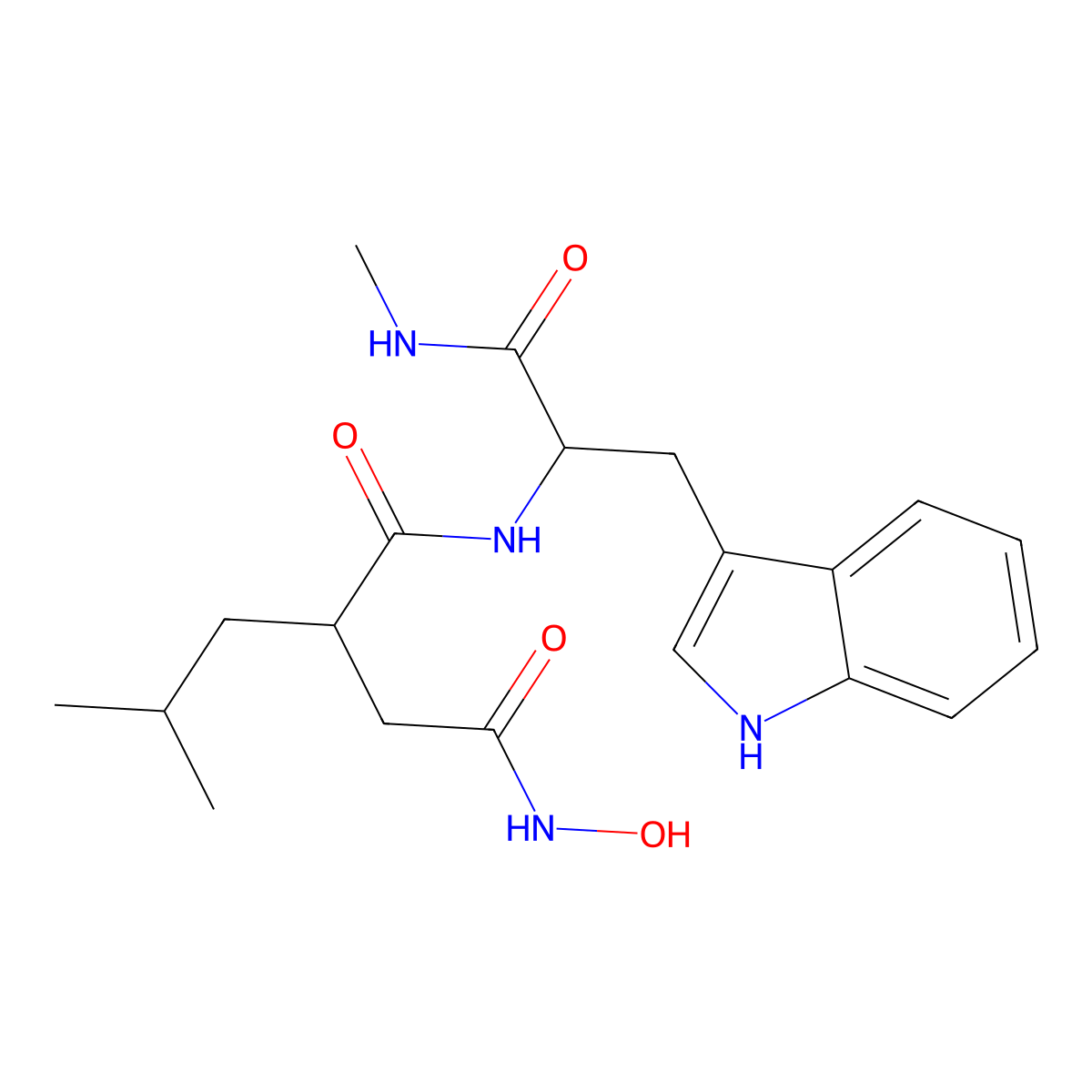 Ilomastat molecular structure, CAS 142880-36-2