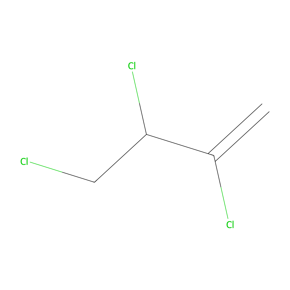 2,3,4-Trichloro-1-butene molecular structure, CAS 142888-86-6