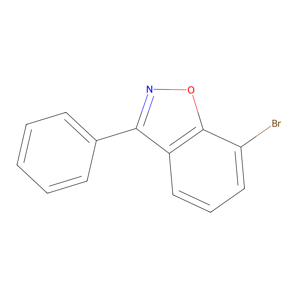 7-Bromo-3-phenylbenzo[D]isoxazole molecular structure, CAS 1428881-25-7