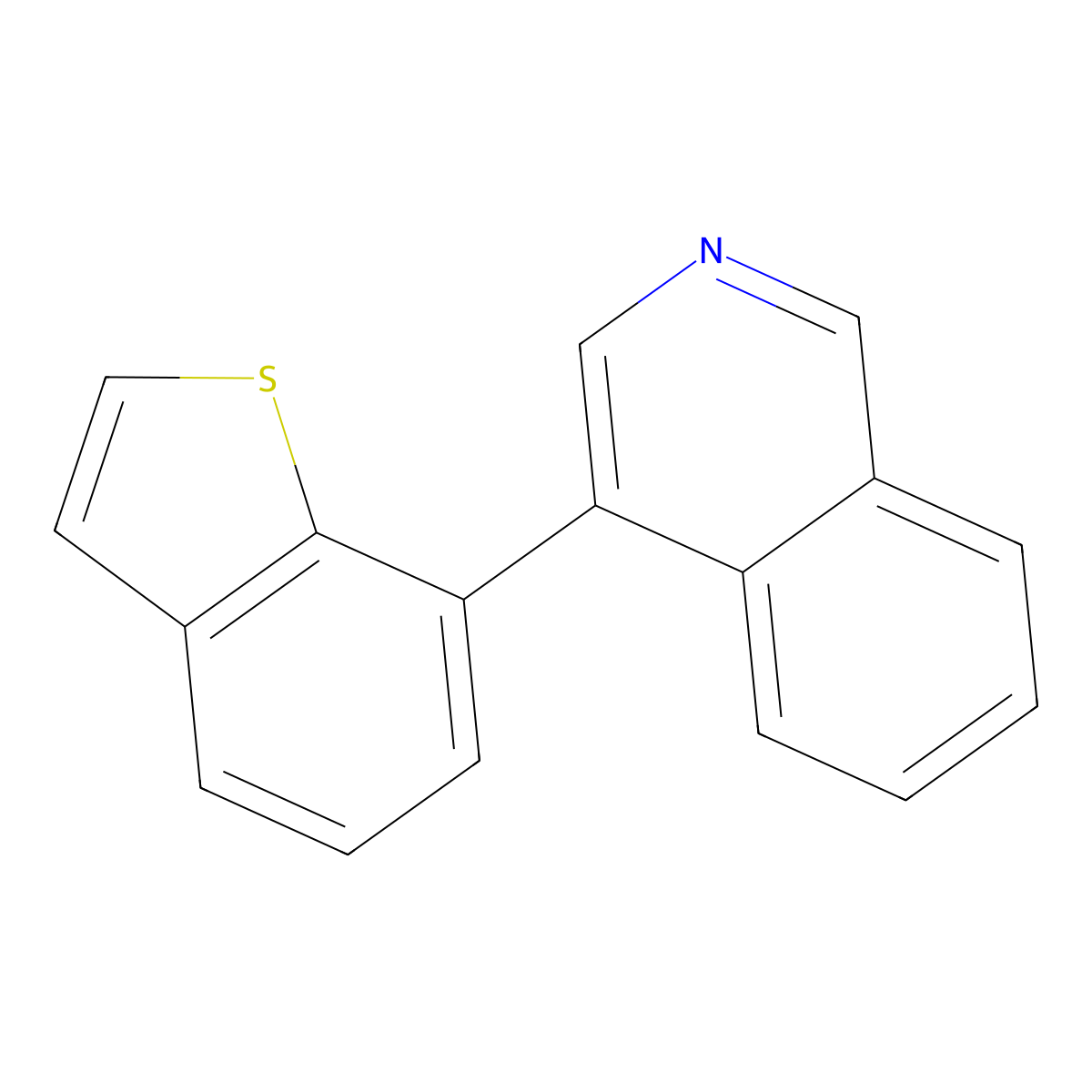 4-(Benzo[b]thiophen-7-yl)isoquinoline molecular structure, CAS 1428882-26-1