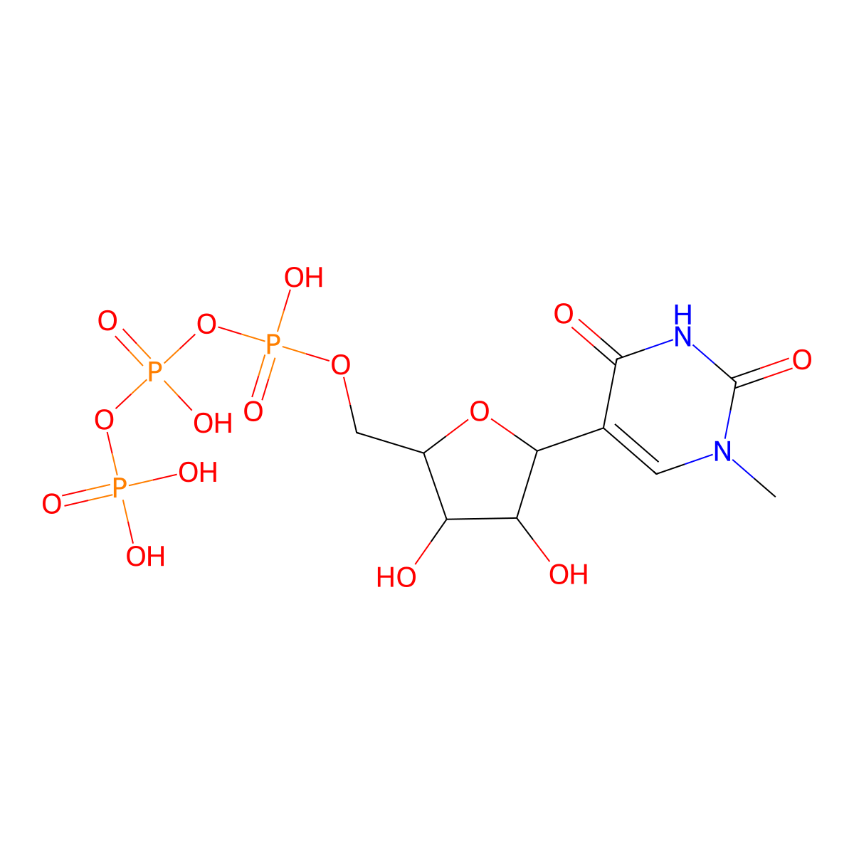 N1-Methylpseudouridine-5'-triphosphate molecular structure, CAS 1428903-59-6