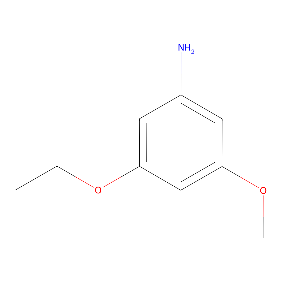 3-Ethoxy-5-methoxyaniline molecular structure, CAS 1428973-40-3