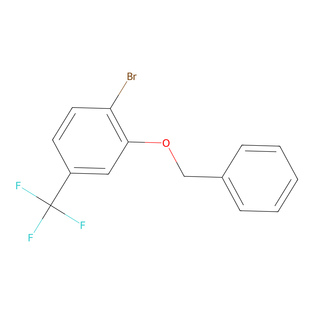 3-Benzyloxy-4-bromobenzotrifluoride molecular structure, CAS 1429027-74-6