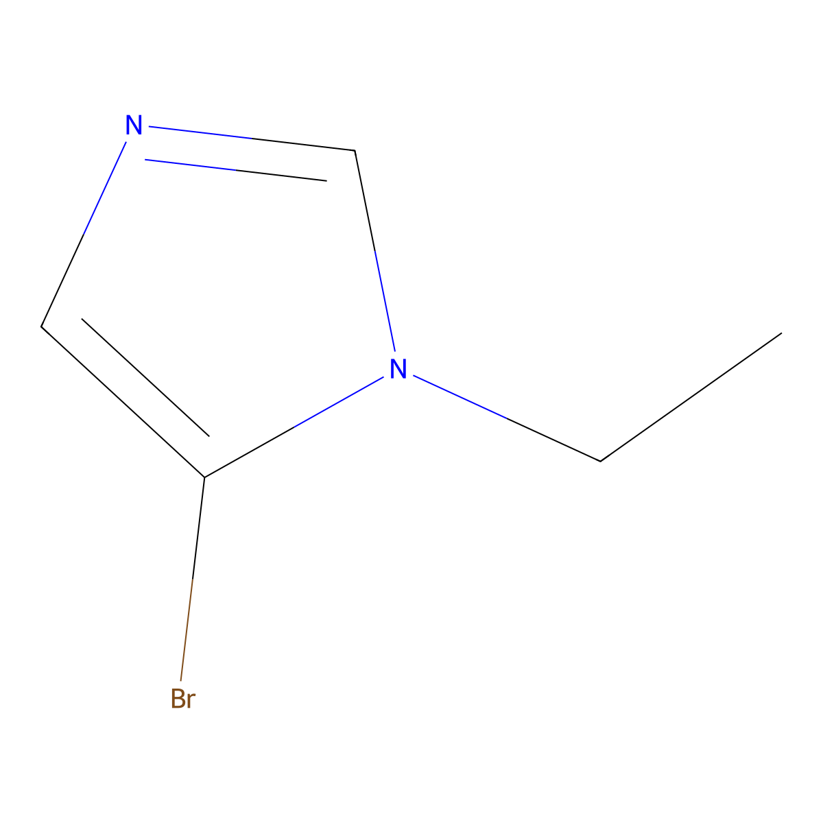 5-bromo-1-ethyl-1H-imidazole molecular structure, CAS 1429028-32-9