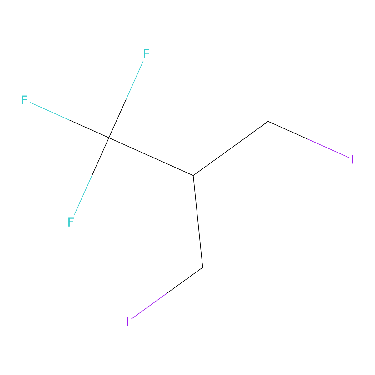3-Iodo-2-(iodomethyl)-1,1,1-trifluoropropane molecular structure, CAS 1429056-17-6
