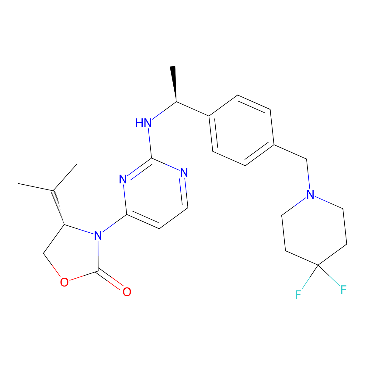 Mutant IDH1-IN-2 molecular structure, CAS 1429176-69-1