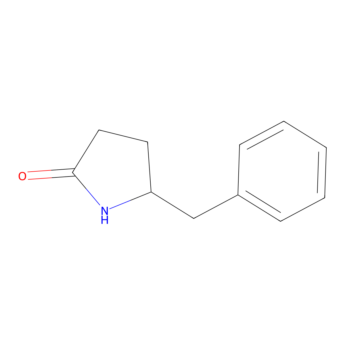 5-Benzylpyrrolidin-2-One molecular structure, CAS 14293-06-2