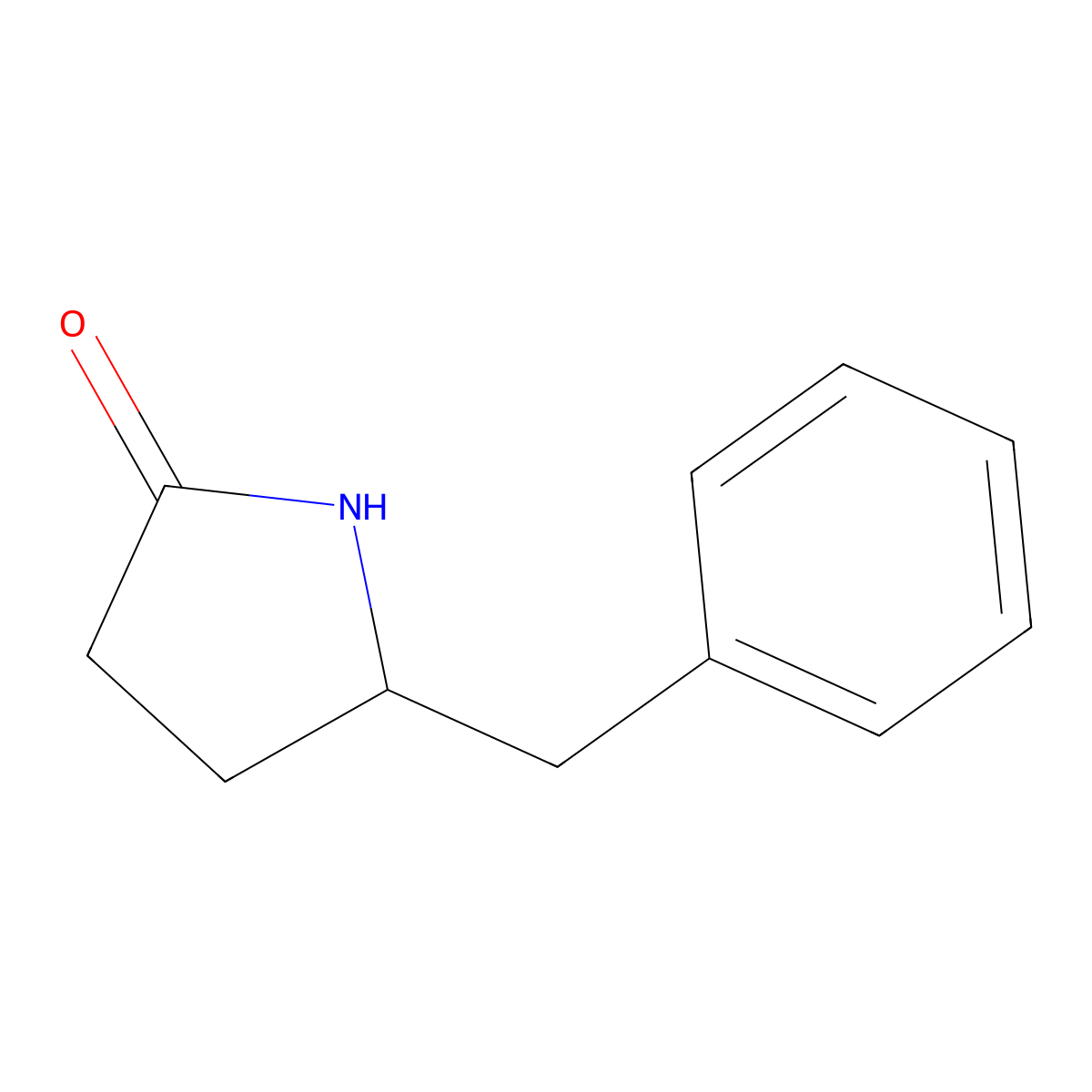 5-Benzylpyrrolidin-2-One molecular structure, CAS 14293-06-2