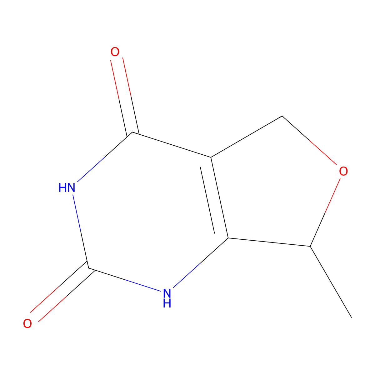 7-Methyl-5,7-dihydrofuro[3,4-d]pyrimidine-2,4(1H,3H)-dione molecular structure, CAS 1429309-44-3