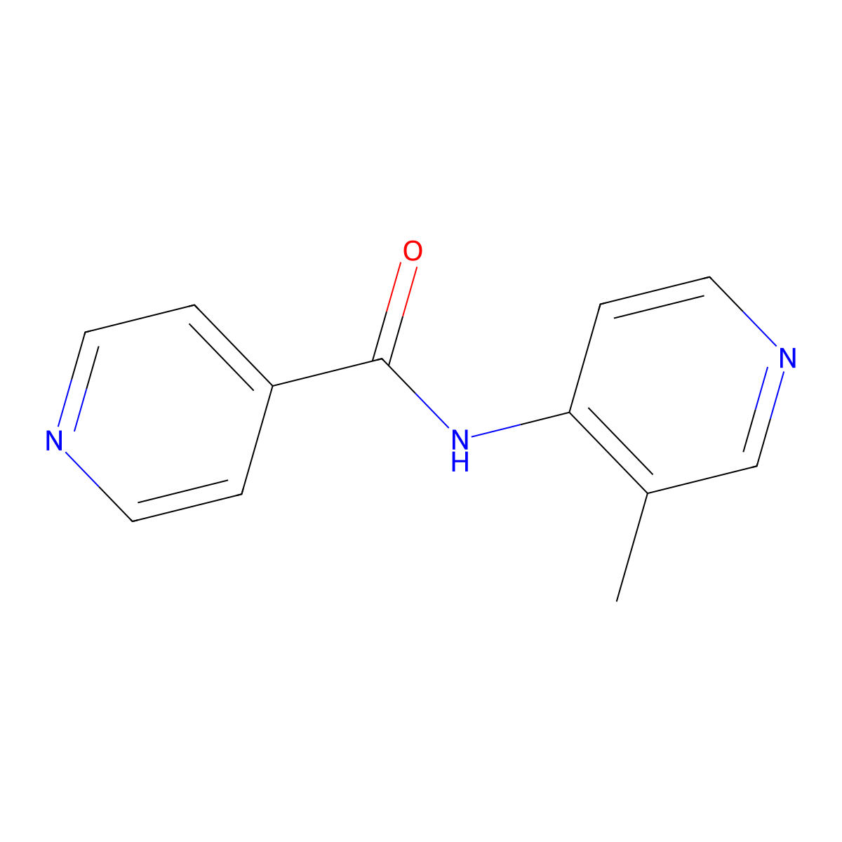N-(3-Methylpyridin-4-yl)isonicotinamide molecular structure, CAS 1429342-55-1