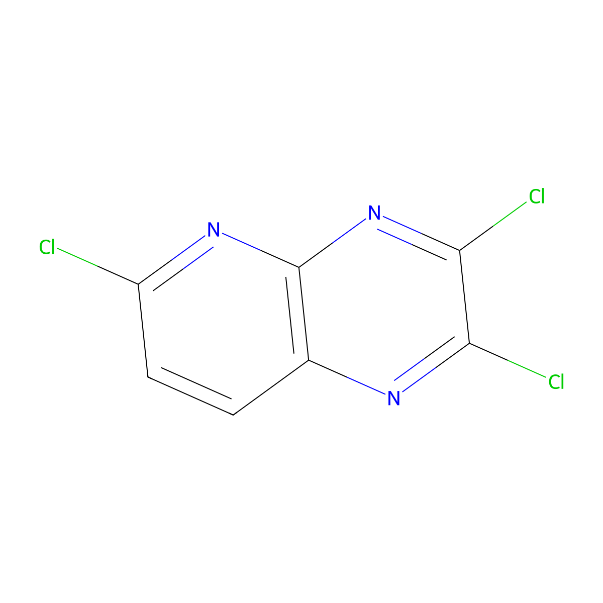 2,3,6-Trichloropyrido[2,3-b]pyrazine molecular structure, CAS 1429377-73-0