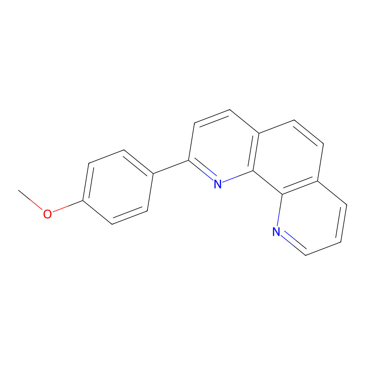 2-(4-Methoxyphenyl)-1,10-phenanthroline molecular structure, CAS 142942-21-0