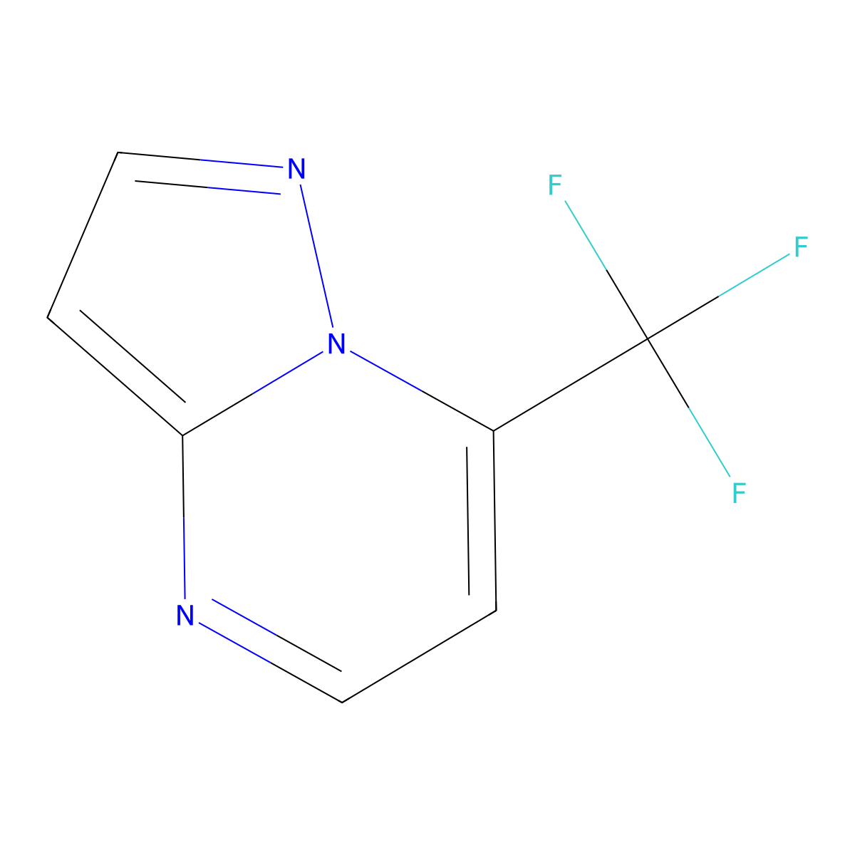 7-(Trifluoromethyl)pyrazolo[1,5-a]pyrimidine molecular structure, CAS 1429496-09-2