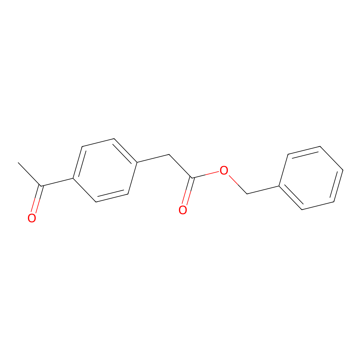 Benzyl 2-(4-acetylphenyl)acetate molecular structure, CAS 1429507-88-9