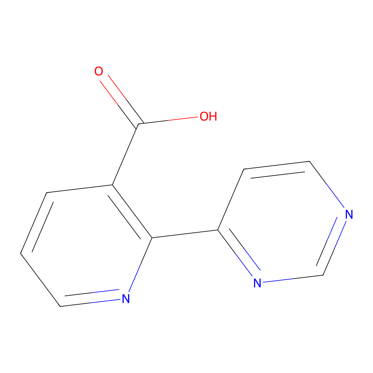 2-Pyrimidin-4-yl-nicotinic acid molecular structure, CAS 1429555-05-4