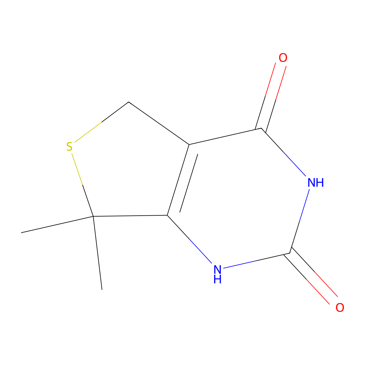 7,7-Dimethyl-5,7-dihydrothieno[3,4-D]pyrimidine-2,4(1H,3H)-dione molecular structure, CAS 1429639-85-9