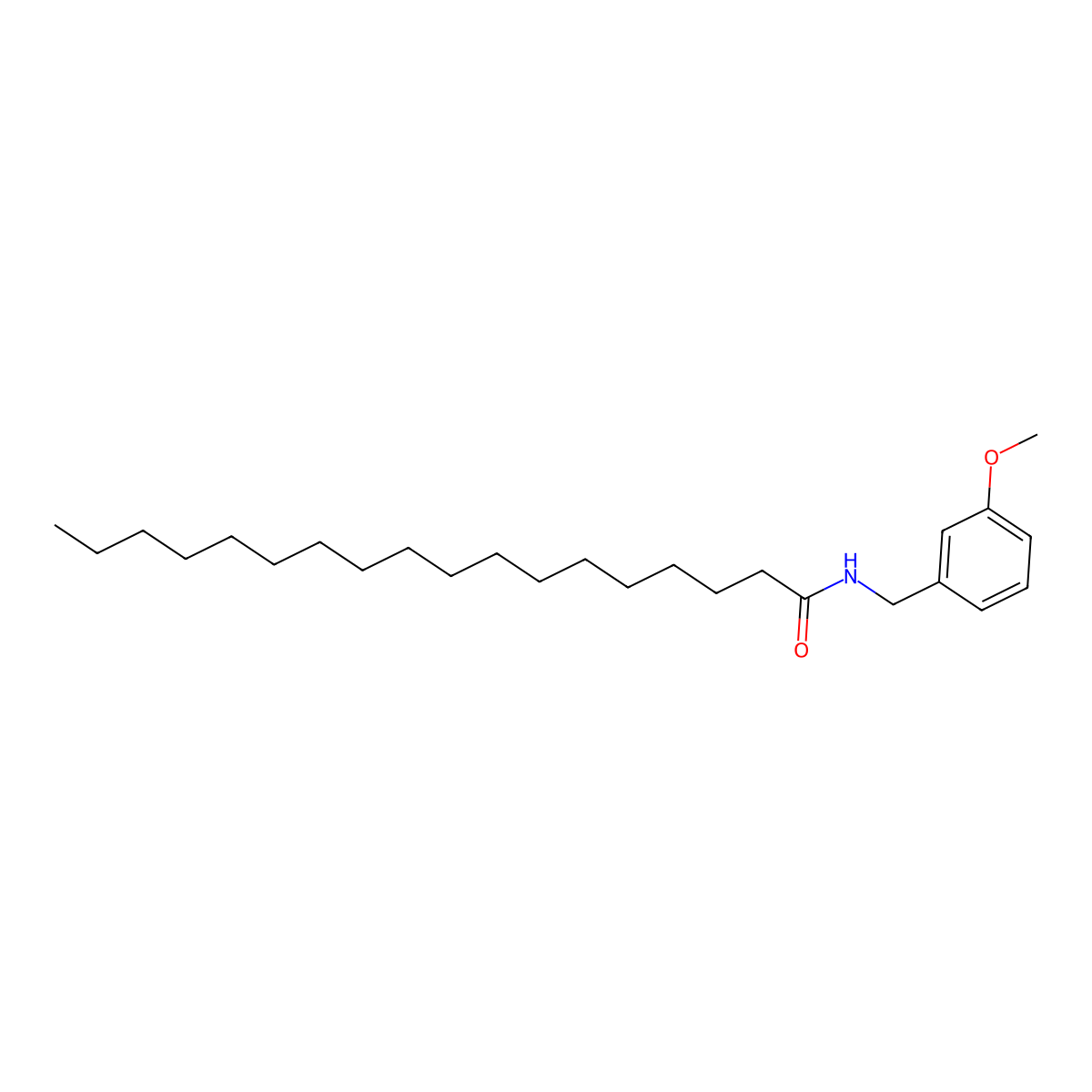 N-(3-Methoxybenzyl)stearamide molecular structure, CAS 1429659-99-3