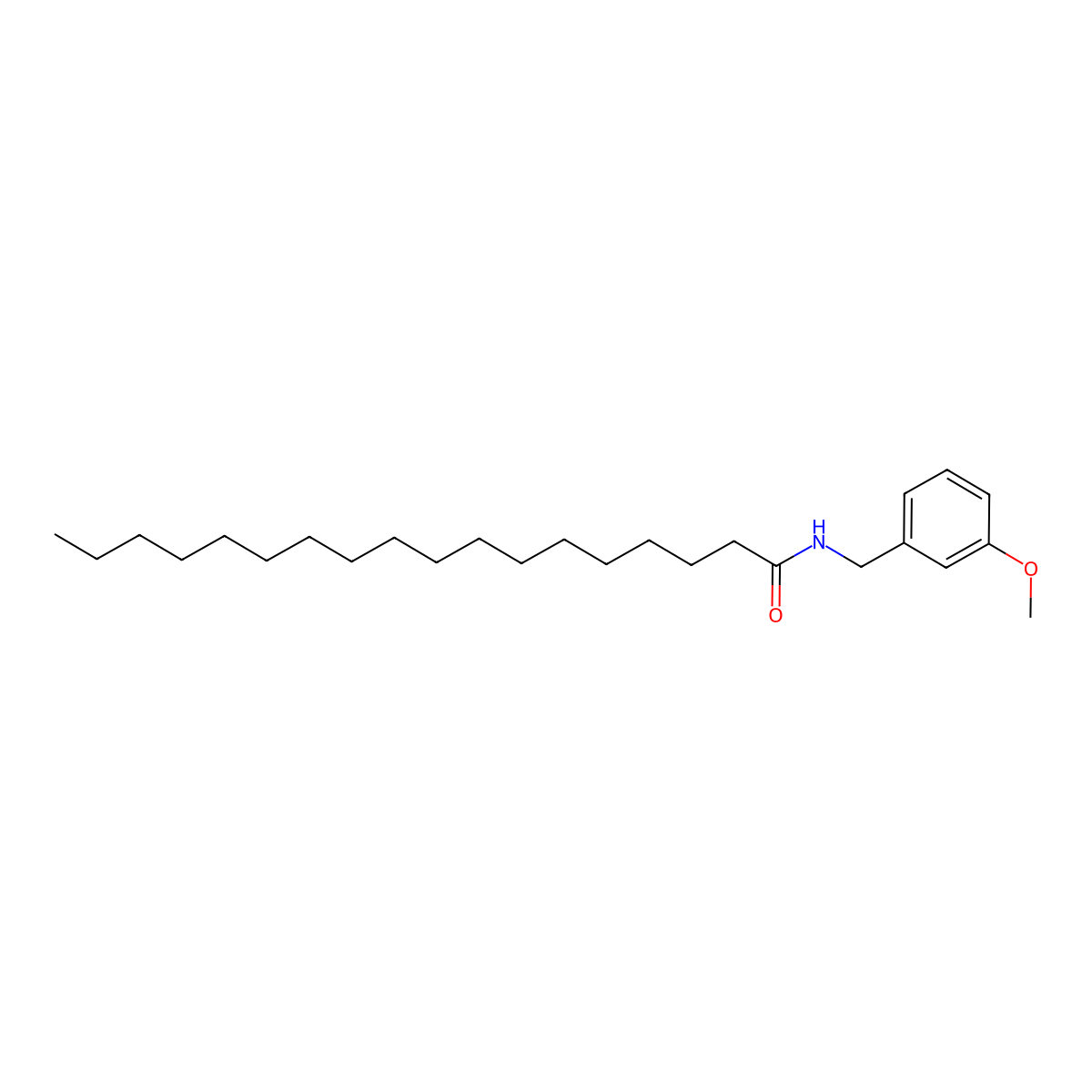 N-(3-Methoxybenzyl)stearamide molecular structure, CAS 1429659-99-3