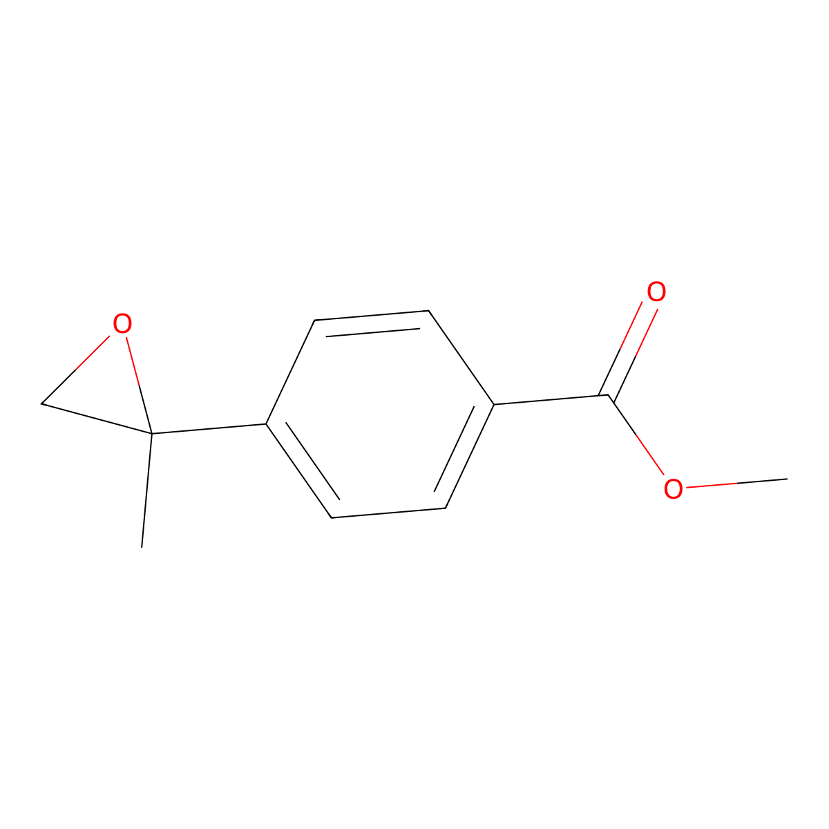Methyl 4-(2-methyloxiran-2-yl)benzoate molecular structure, CAS 1429706-32-0