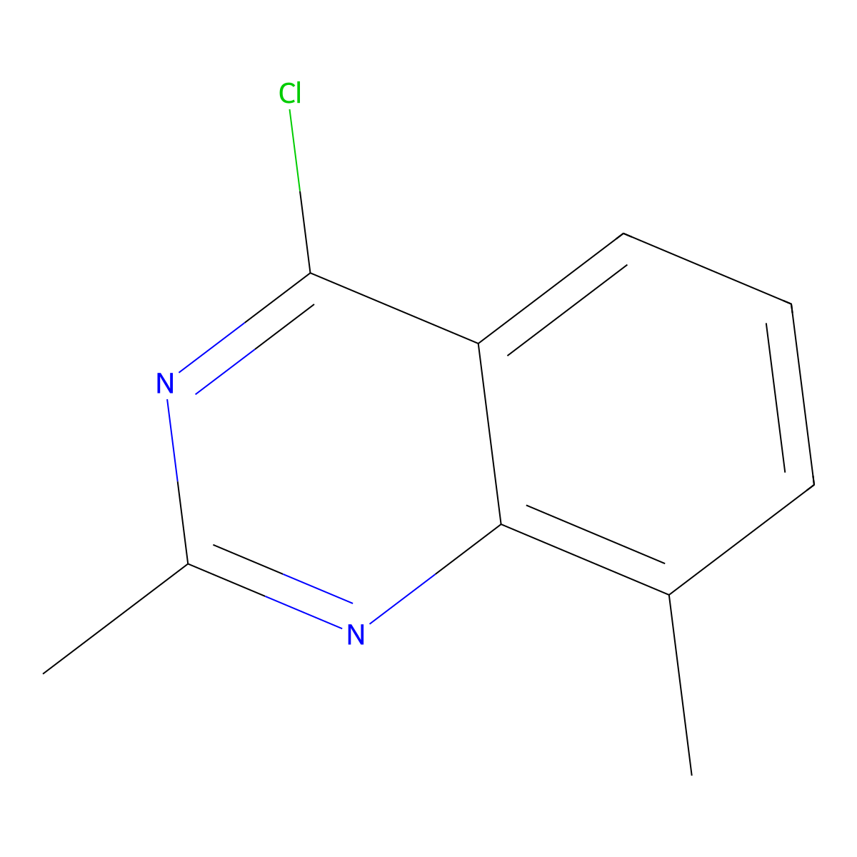 4-Chloro-2,8-dimethylquinazoline molecular structure, CAS 1429782-20-6