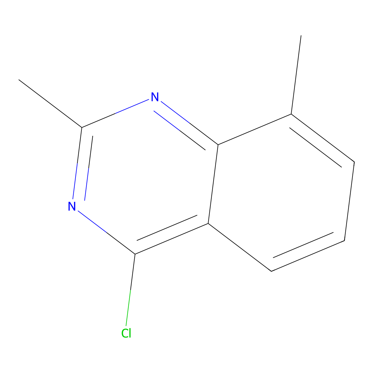 4-Chloro-2,8-dimethylquinazoline molecular structure, CAS 1429782-20-6