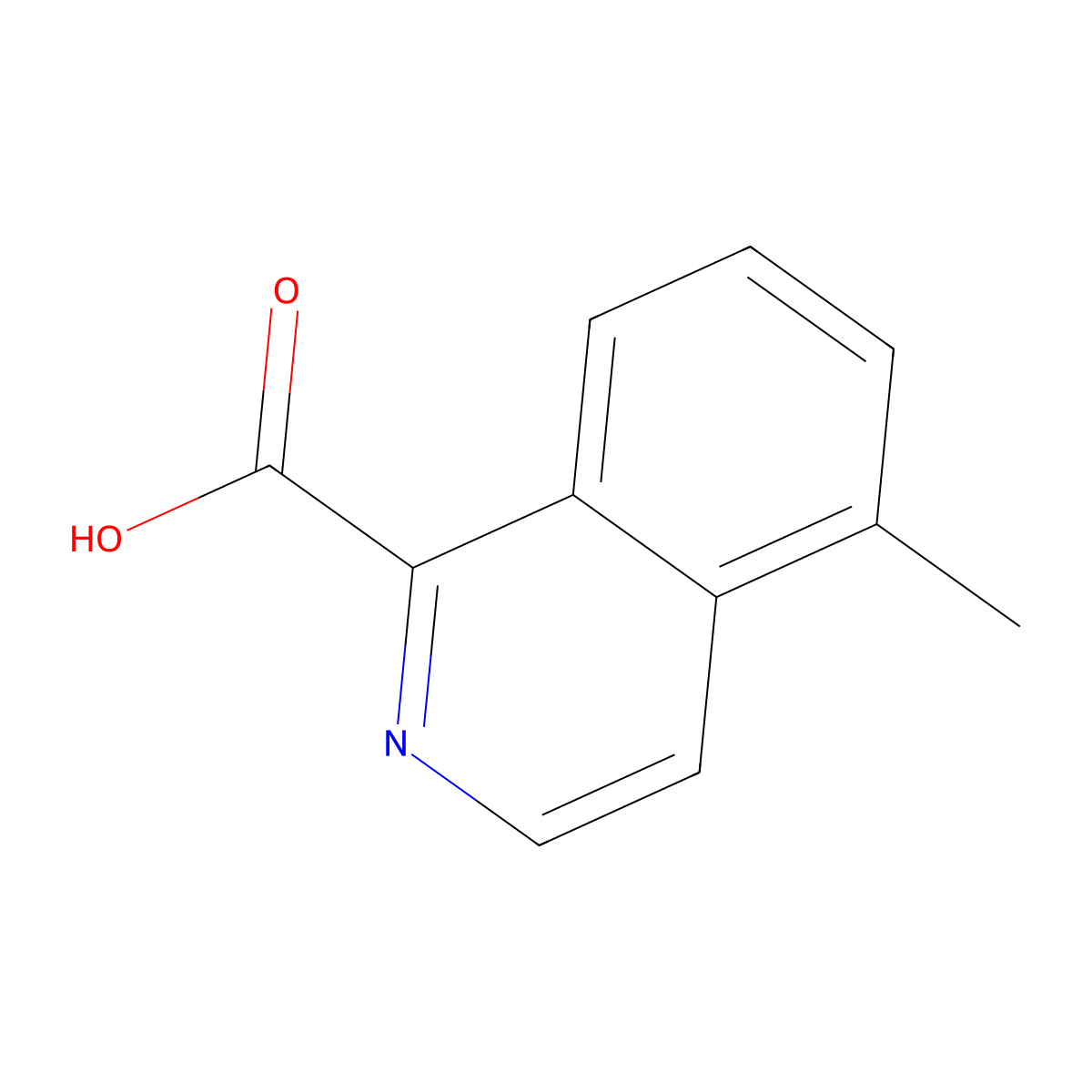 5-Methylisoquinoline-1-carboxylic acid molecular structure, CAS 1429787-92-7