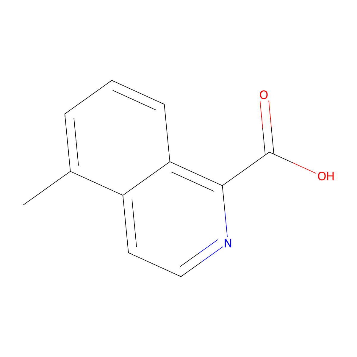5-Methylisoquinoline-1-carboxylic acid molecular structure, CAS 1429787-92-7