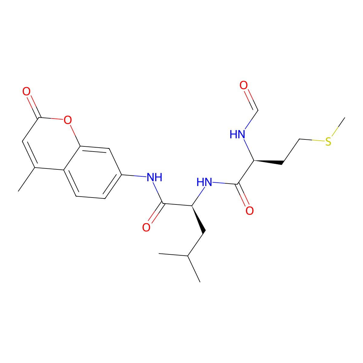 For-Met-Leu-AMC molecular structure, CAS 1429788-64-6