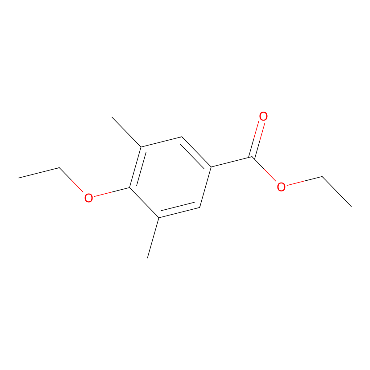 Ethyl 4-ethoxy-3,5-dimethylbenzoate molecular structure, CAS 1429900-91-3